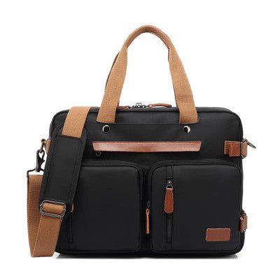 Sac à Dos Cabas Étanche en Nylon Convertible pour Ordinateur 15,6-17,3" - IVOIRART.COM