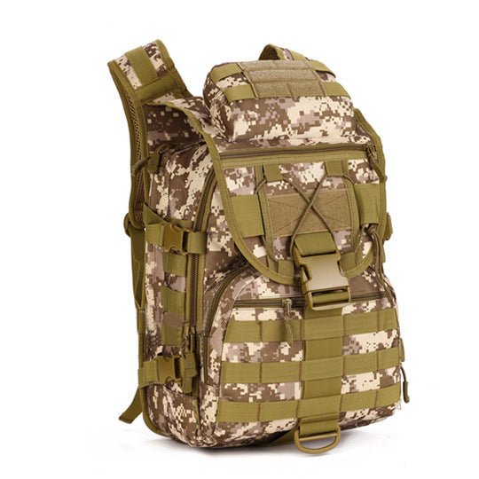 Sac à dos de plein air unisexe en nylon ripstop résistant 36-55L, camouflage numérique - IVOIRART.COM