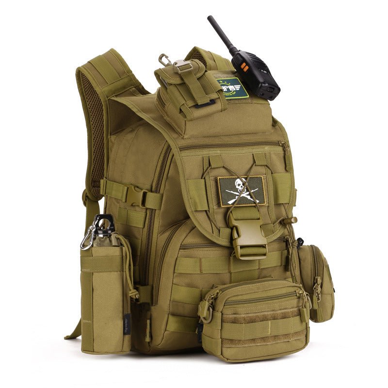 Sac à dos de plein air unisexe en nylon ripstop résistant 36-55L, camouflage numérique - IVOIRART.COM