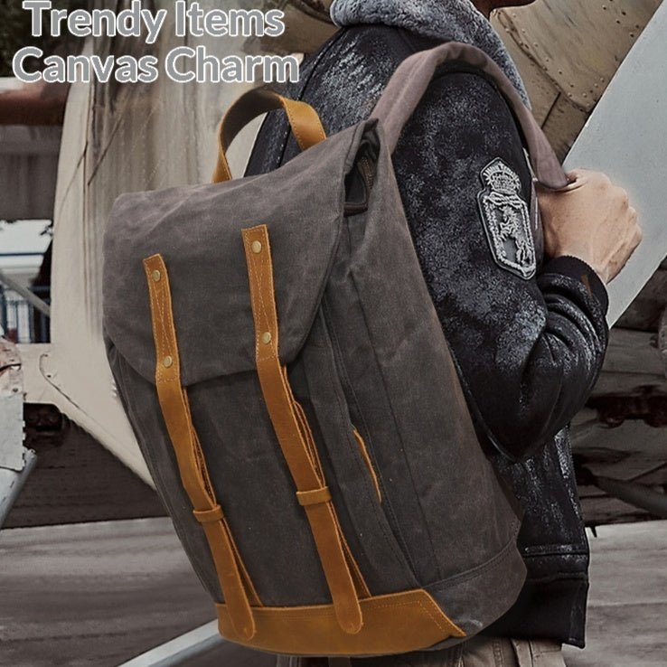 Sac à Dos de Voyage Sportif Imperméable en Toile pour Activités de Plein Air - IVOIRART.COM