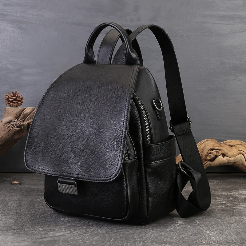 Sac à dos femme en cuir pleine fleur grande capacité, doux et résistant et chic. - IVOIRART.COM