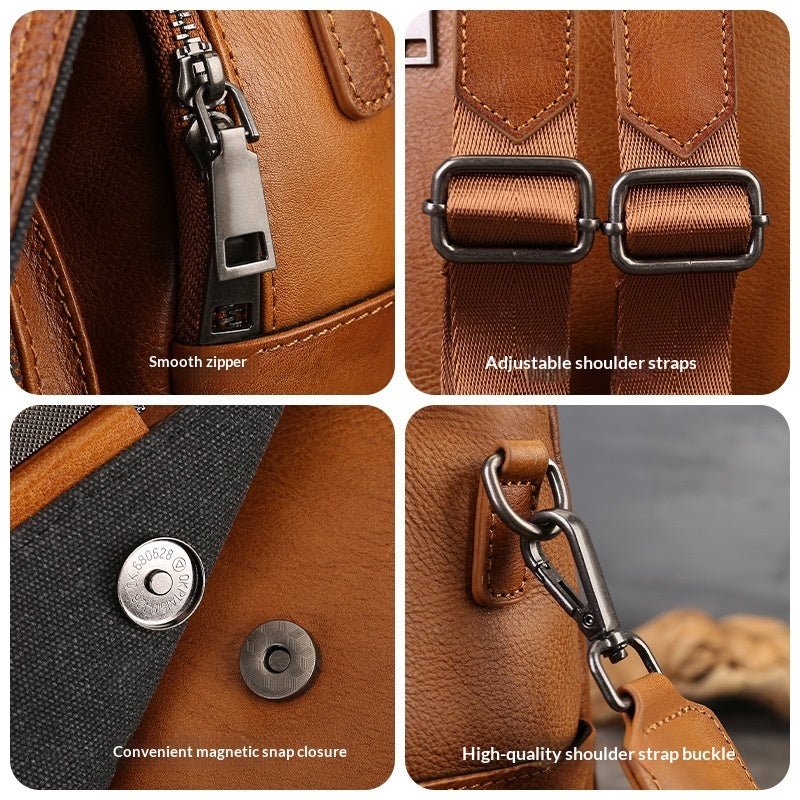 Sac à dos femme en cuir pleine fleur grande capacité, doux et résistant et chic. - IVOIRART.COM