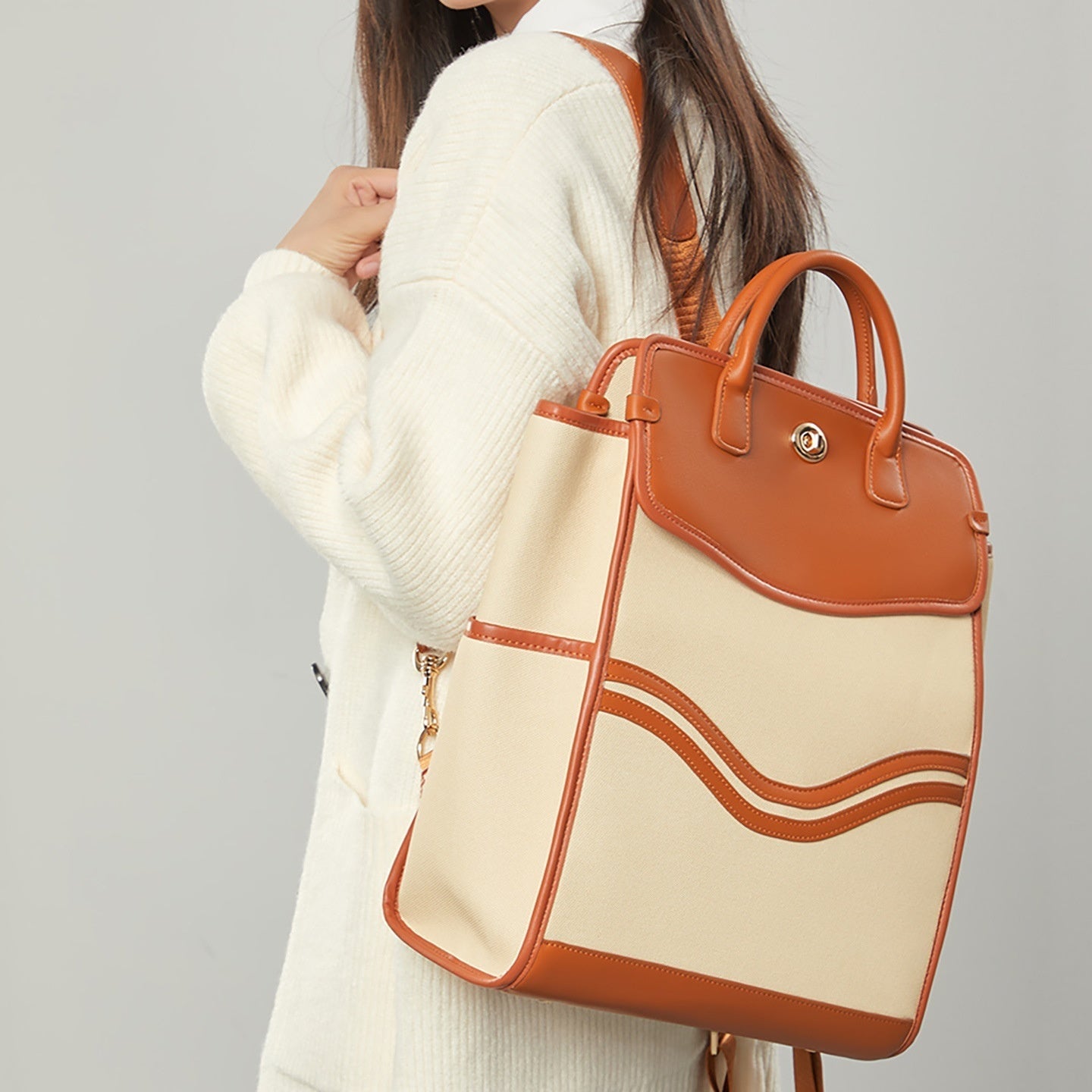 Sac à dos loisir voyage affaires et trajet — élégant, imperméable, 29×15×38.5cms - IVOIRART.COM