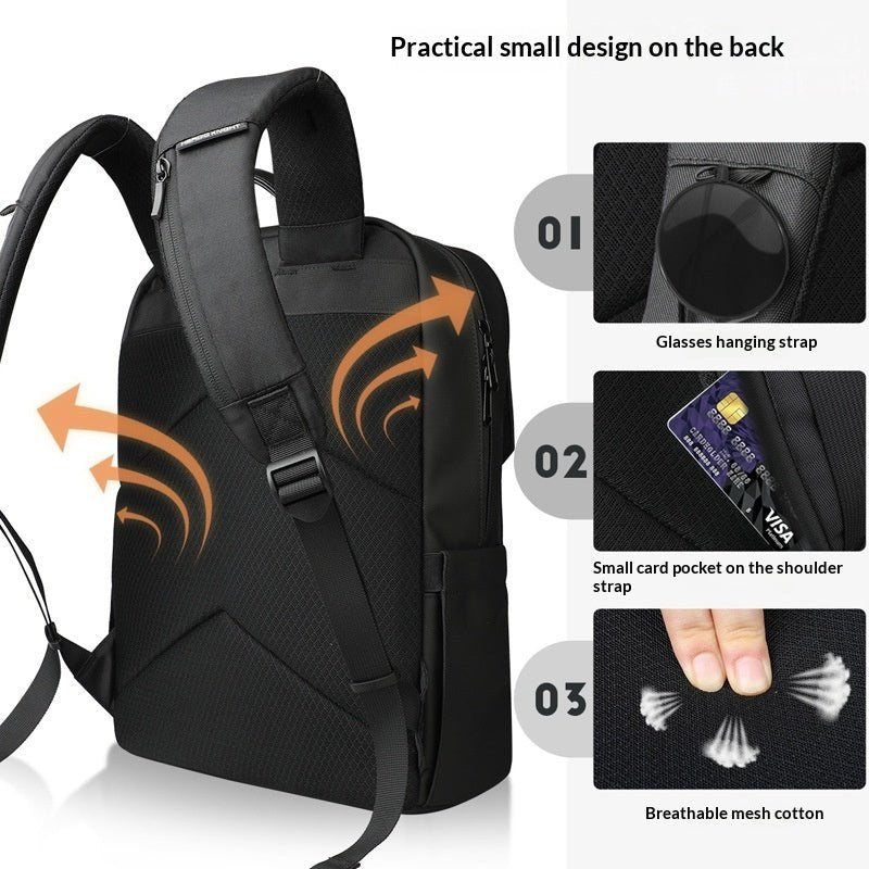 Sac à Dos Minimaliste Léger pour Homme, Sac pour Ordinateur 15 Pouces - IVOIRART.COM