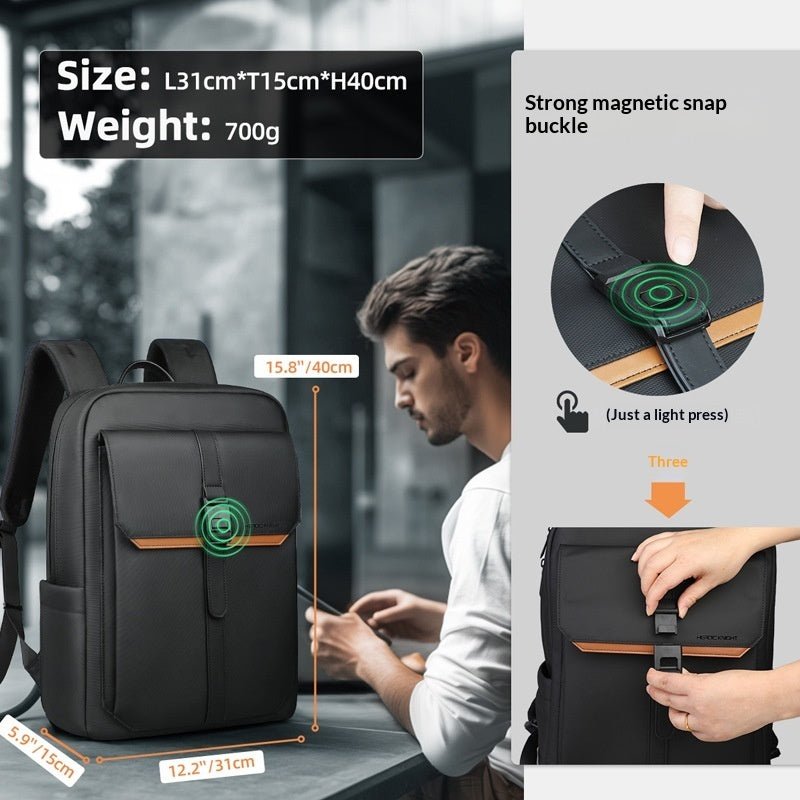Sac à Dos Minimaliste Léger pour Homme, Sac pour Ordinateur 15 Pouces - IVOIRART.COM