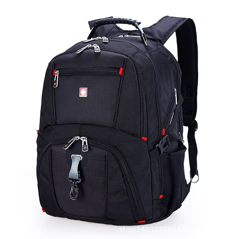 Sac à dos ordinateur grande capacité 14 pouces avec multiples compartiments noirs - IVOIRART.COM