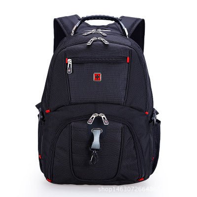 Sac à dos ordinateur grande capacité 14 pouces avec multiples compartiments noirs - IVOIRART.COM