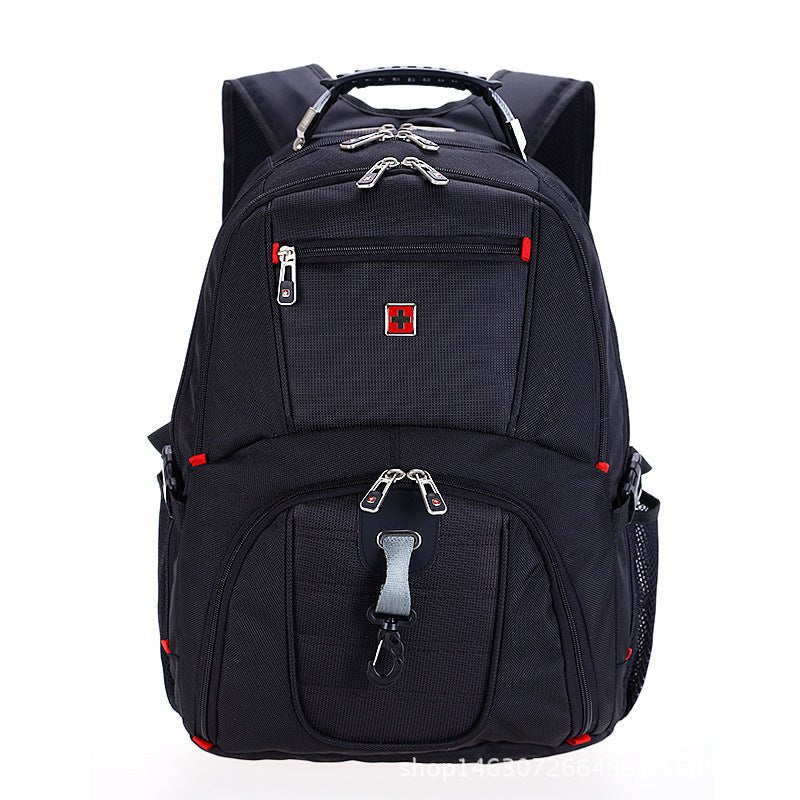 Sac à dos ordinateur grande capacité 14 pouces avec multiples compartiments noirs - IVOIRART.COM