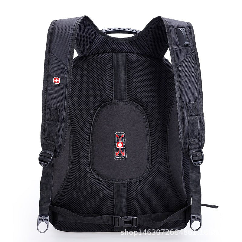 Sac à dos ordinateur grande capacité 14 pouces avec multiples compartiments noirs - IVOIRART.COM