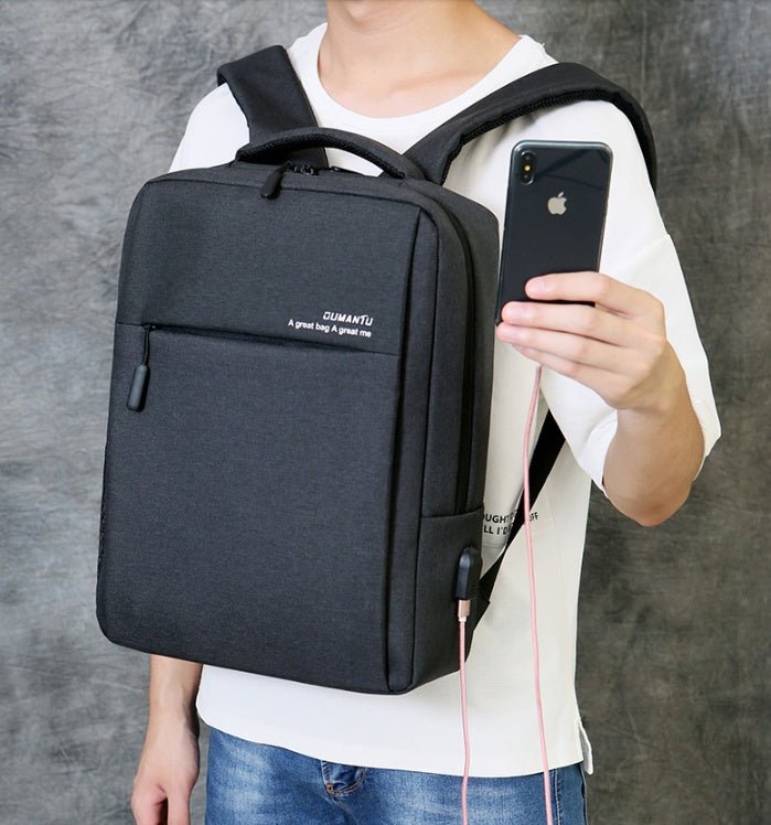 Sac à dos pour ordinateur portable rechargeable, étanche et résistant aux chocs - IVOIRART.COM