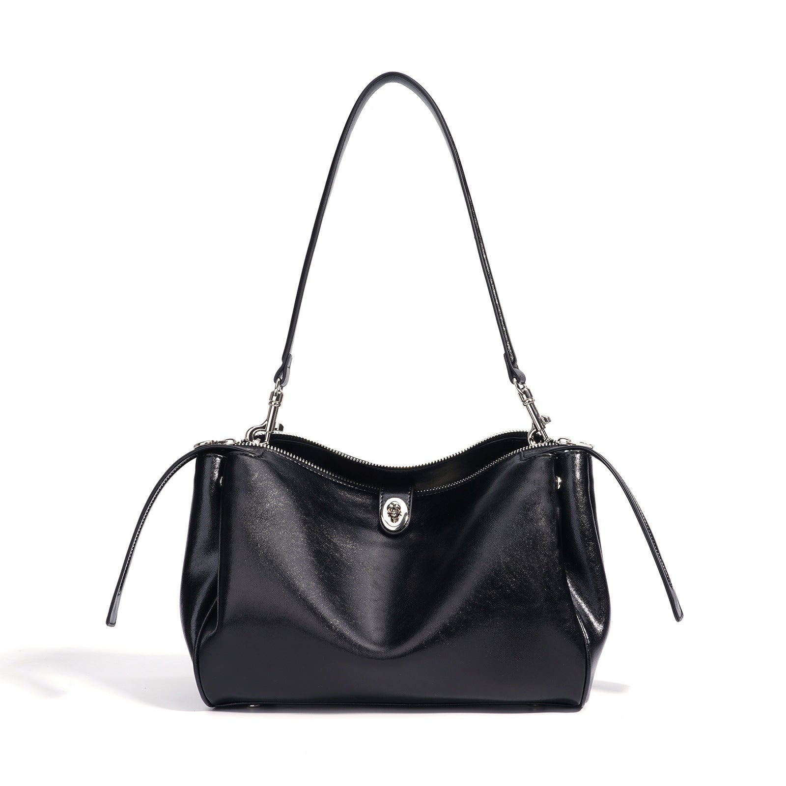 Sac à Épaule en Cuir Véritable, Style Occidental Élégant et Contemporain - IVOIRART.COM