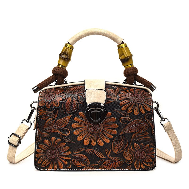 Sac à Épaule Femme Vintage et Polyvalent à Grande Capacité, Élégant et Pratique - IVOIRART.COM