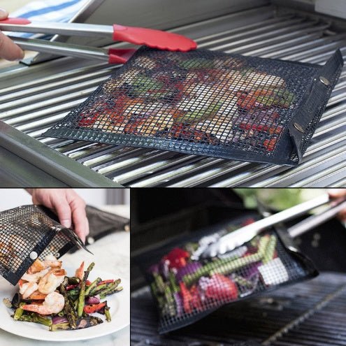 Sac à Grille Antiadhésif pour Barbecue, Résistant à Haute Température, Réutilisable - IVOIRART.COM