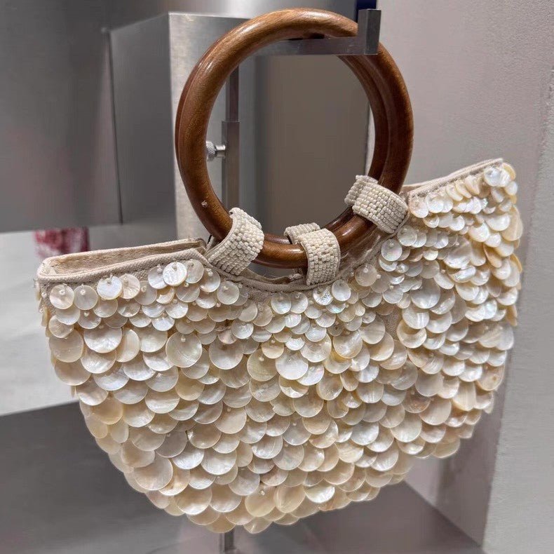 Sac à main artisanal en coquillage naturel de haute qualité, sac féérique pour femme à main - IVOIRART.COM