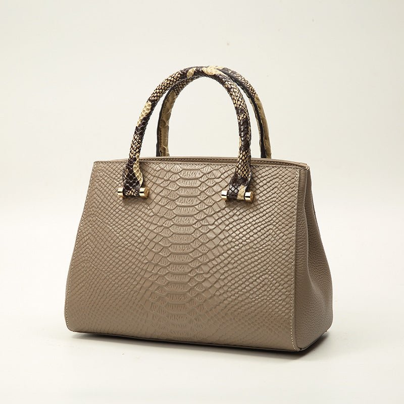 Sac à Main Femme en Cuir de Première Couche de Peau de Vache, Élégant et Doux - IVOIRART.COM