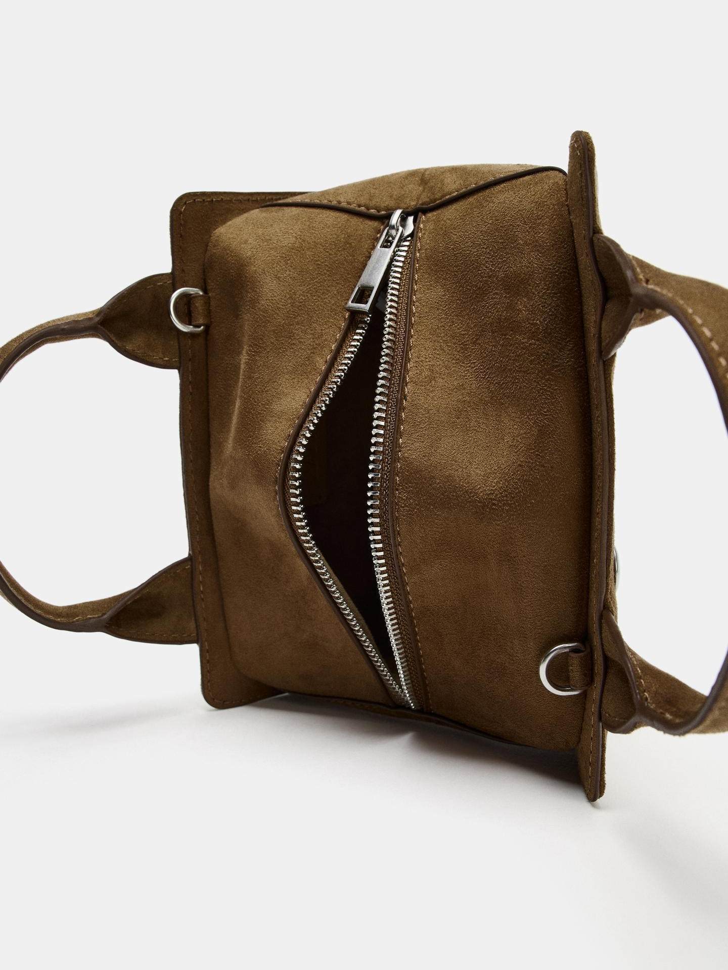Sac à main punk riveté camel, style commuter tendance, bandoulière réglable chic - IVOIRART.COM