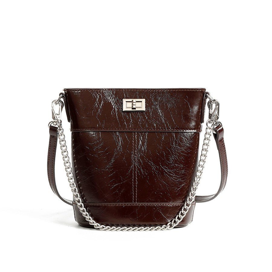 Sac à main tendance au design niche minimaliste avec bandoulière double - IVOIRART.COM