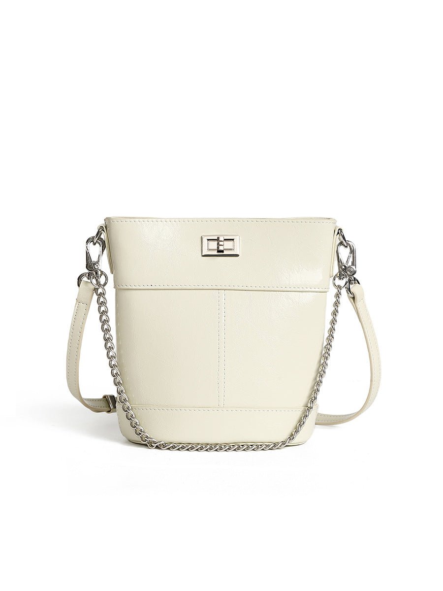Sac à main tendance au design niche minimaliste avec bandoulière double - IVOIRART.COM