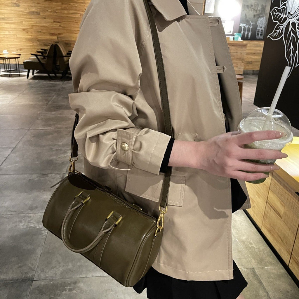 Sac à main vintage Melard en cuir véritable, Boston chic luxe léger femmes chics - IVOIRART.COM