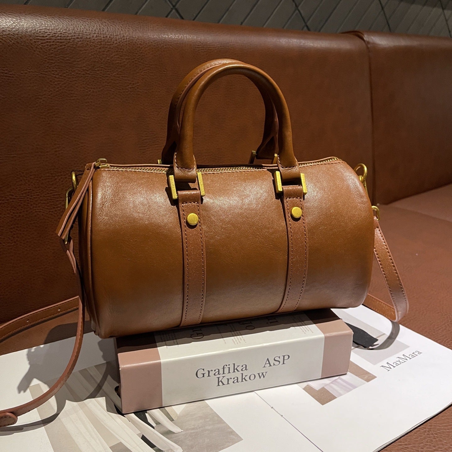 Sac à main vintage Melard en cuir véritable, Boston chic luxe léger femmes chics - IVOIRART.COM