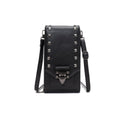 Sac Bandoulière à Clous pour Femme, Sac à Main Mobile en Couleur Unie - IVOIRART.COM