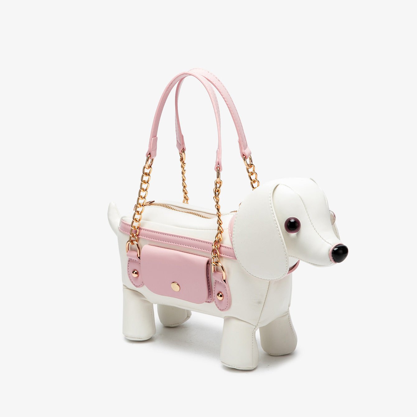 Sac Bandoulière Adorable en Forme de Chien en Peluche pour un Style Unique - IVOIRART.COM
