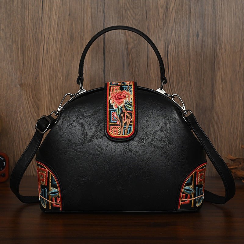 Sac bandoulière décontracté imprimé style ethnique pour femmes – motif artistique chinois - IVOIRART.COM