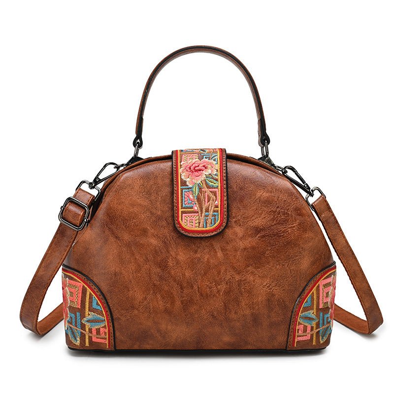 Sac bandoulière décontracté imprimé style ethnique pour femmes – motif artistique chinois - IVOIRART.COM