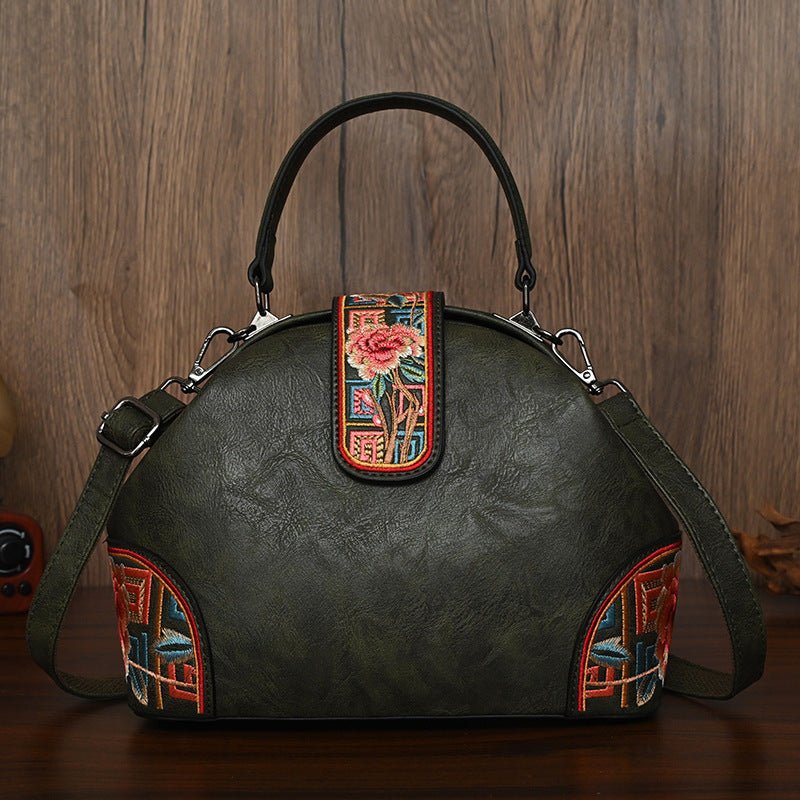 Sac bandoulière décontracté imprimé style ethnique pour femmes – motif artistique chinois - IVOIRART.COM