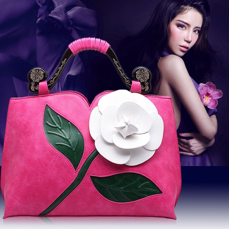Sac Bandoulière Élégant en Forme de Fleur au Style Raffiné et Vintage - IVOIRART.COM