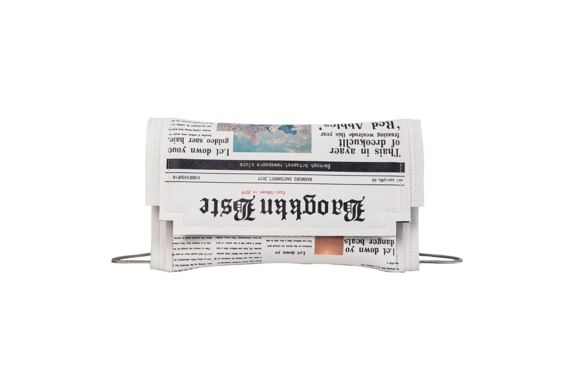Sac bandoulière enveloppe chaîne pour femme en PU blanc style coréen élégant VIP - IVOIRART.COM