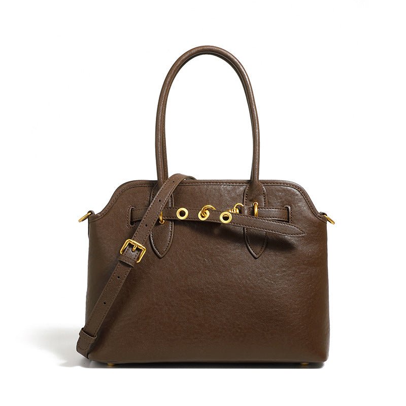 Sac bandoulière et porté croisé femme cuir pleine fleur grande capacité - 31x11 - IVOIRART.COM