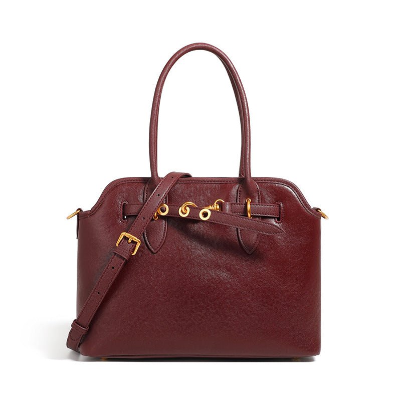Sac bandoulière et porté croisé femme cuir pleine fleur grande capacité - 31x11 - IVOIRART.COM