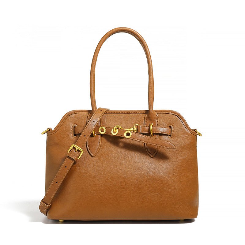Sac bandoulière et porté croisé femme cuir pleine fleur grande capacité - 31x11 - IVOIRART.COM