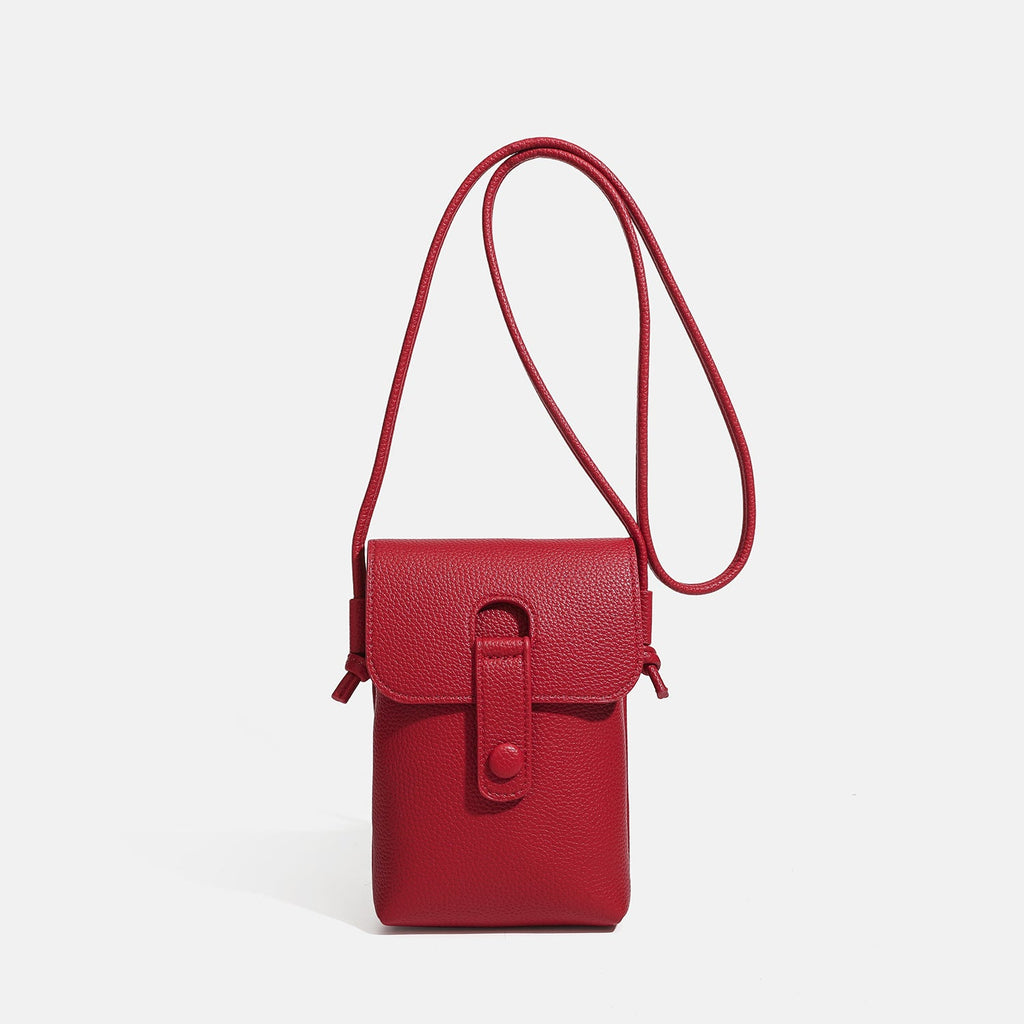 Sac bandoulière femme chic en cuir PU souple, style coréen, vertical et pratique - IVOIRART.COM