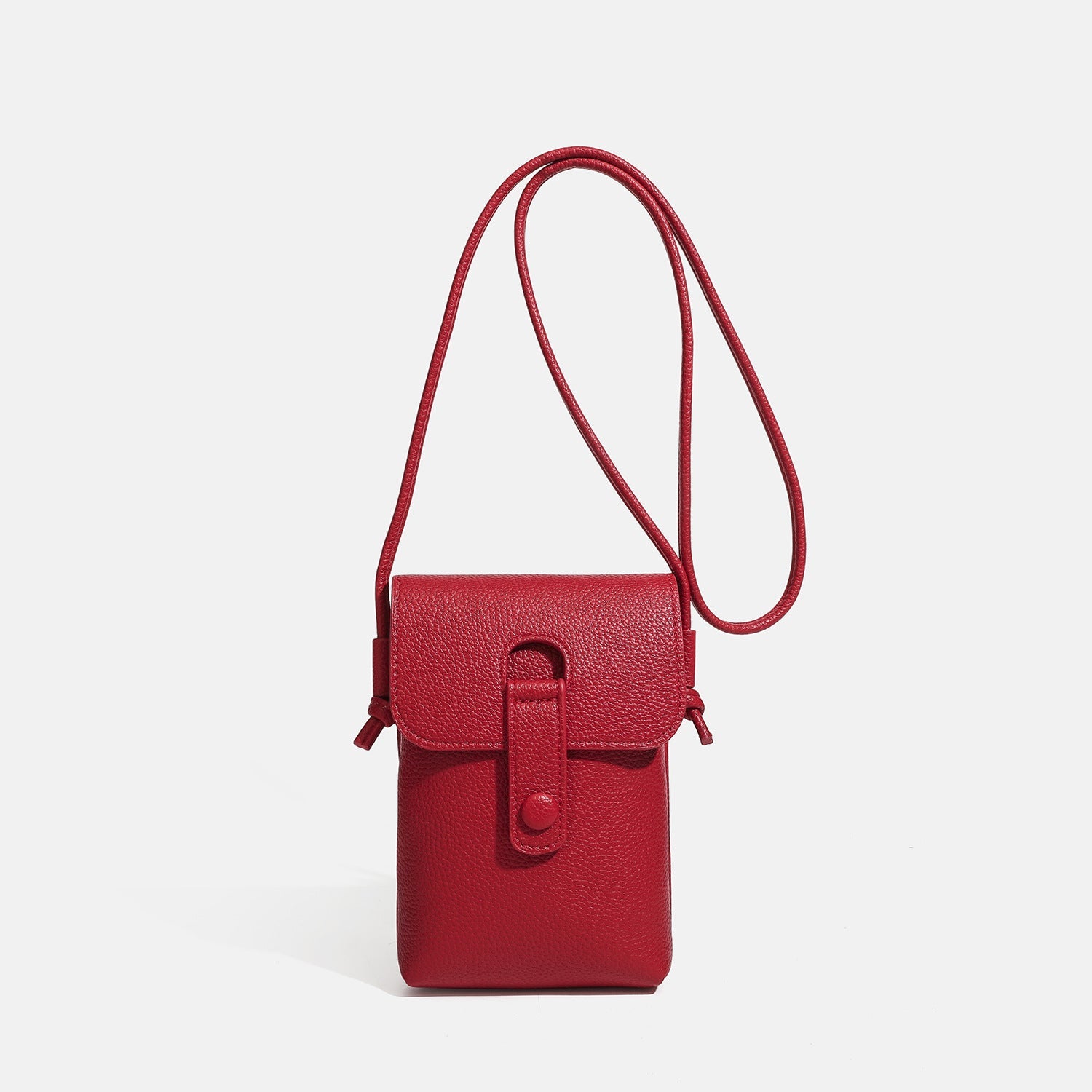 Sac bandoulière femme chic en cuir PU souple, style coréen, vertical et pratique - IVOIRART.COM