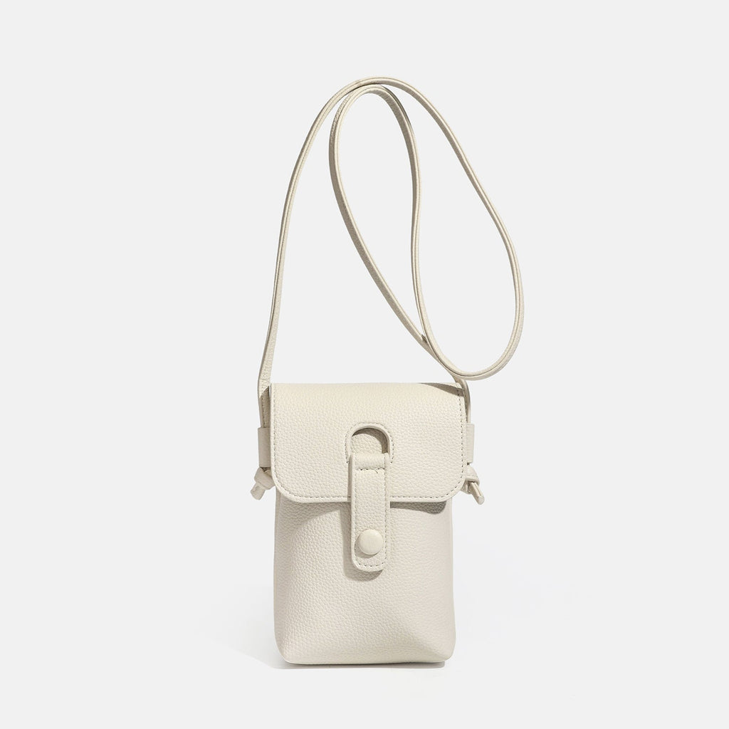 Sac bandoulière femme chic en cuir PU souple, style coréen, vertical et pratique - IVOIRART.COM
