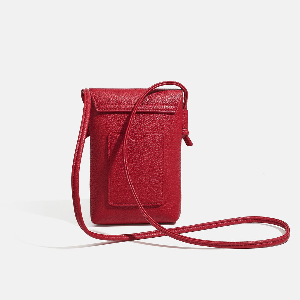 Sac bandoulière femme chic en cuir PU souple, style coréen, vertical et pratique - IVOIRART.COM