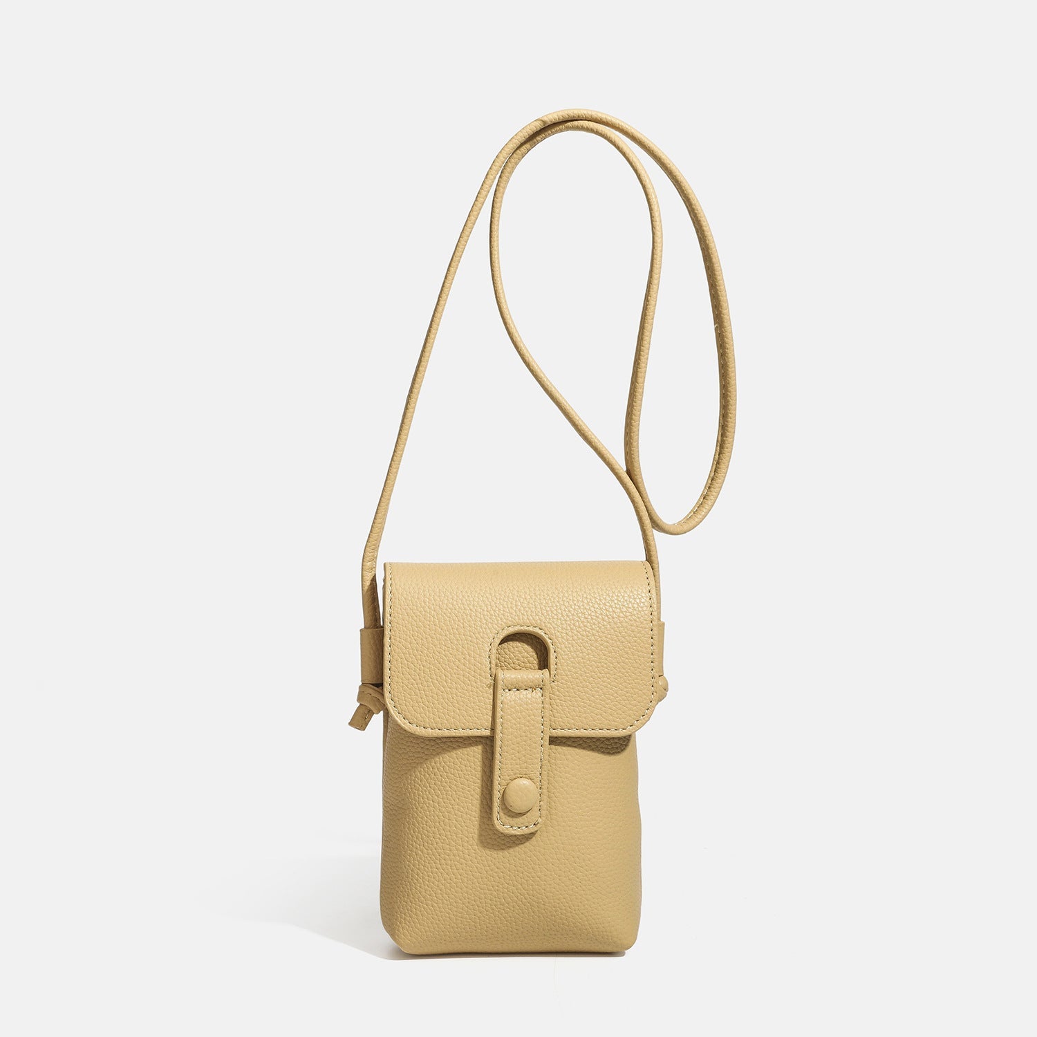 Sac bandoulière femme chic en cuir PU souple, style coréen, vertical et pratique - IVOIRART.COM