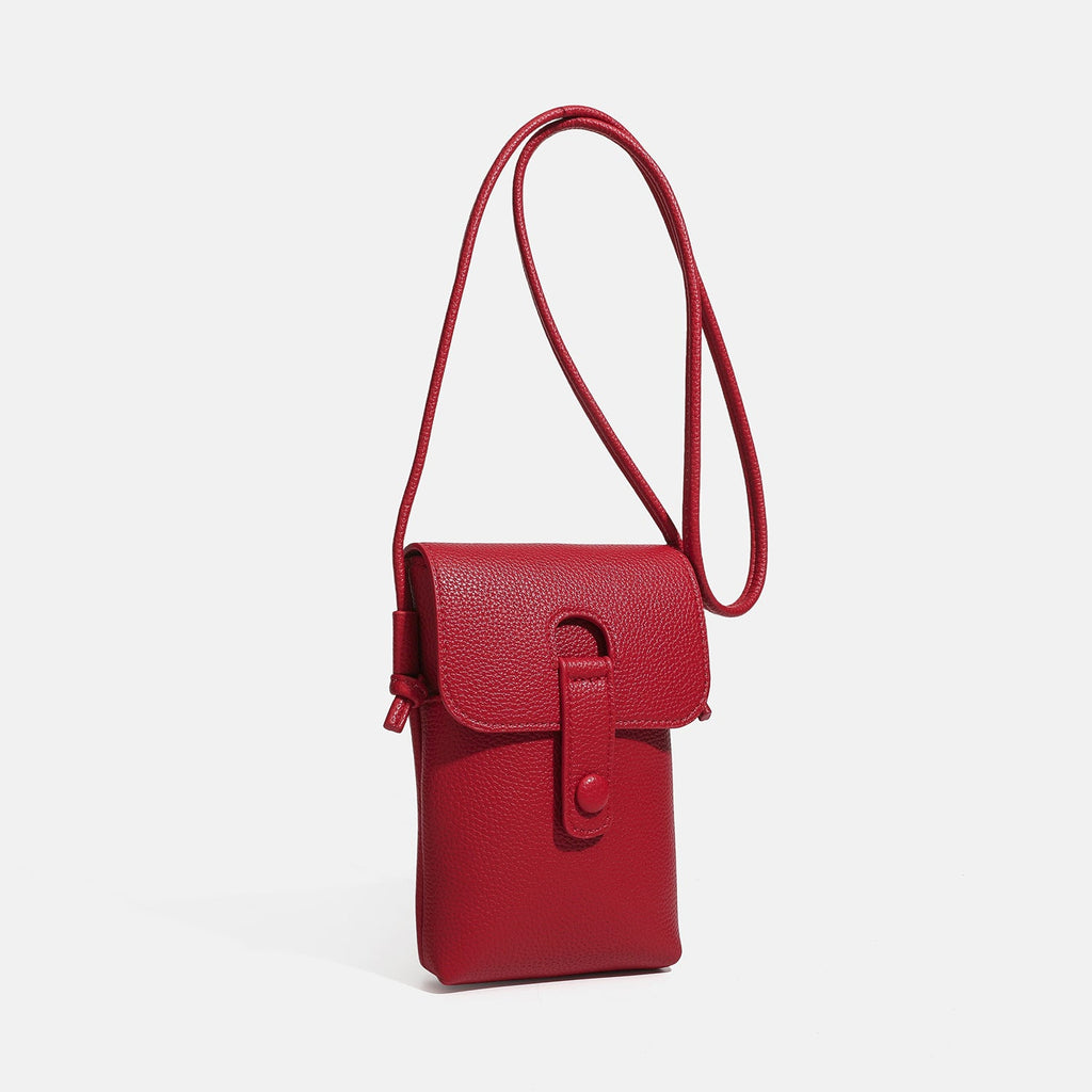 Sac bandoulière femme chic en cuir PU souple, style coréen, vertical et pratique - IVOIRART.COM