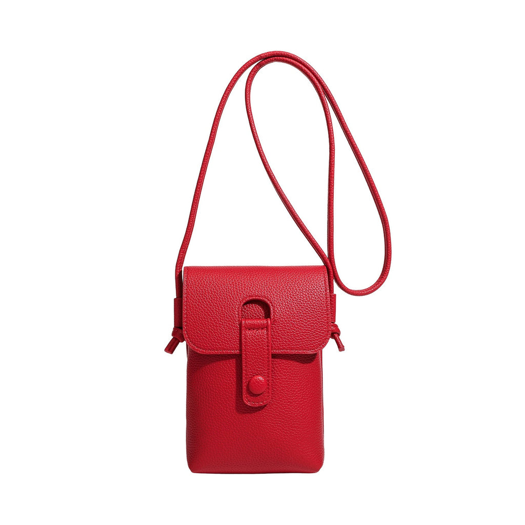 Sac bandoulière femme chic en cuir PU souple, style coréen, vertical et pratique - IVOIRART.COM
