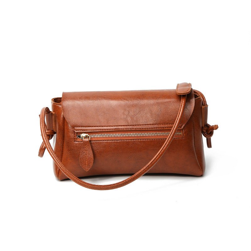 Sac bandoulière femme cuir ciré style messenger élégant et fonctionnel compactXL - IVOIRART.COM