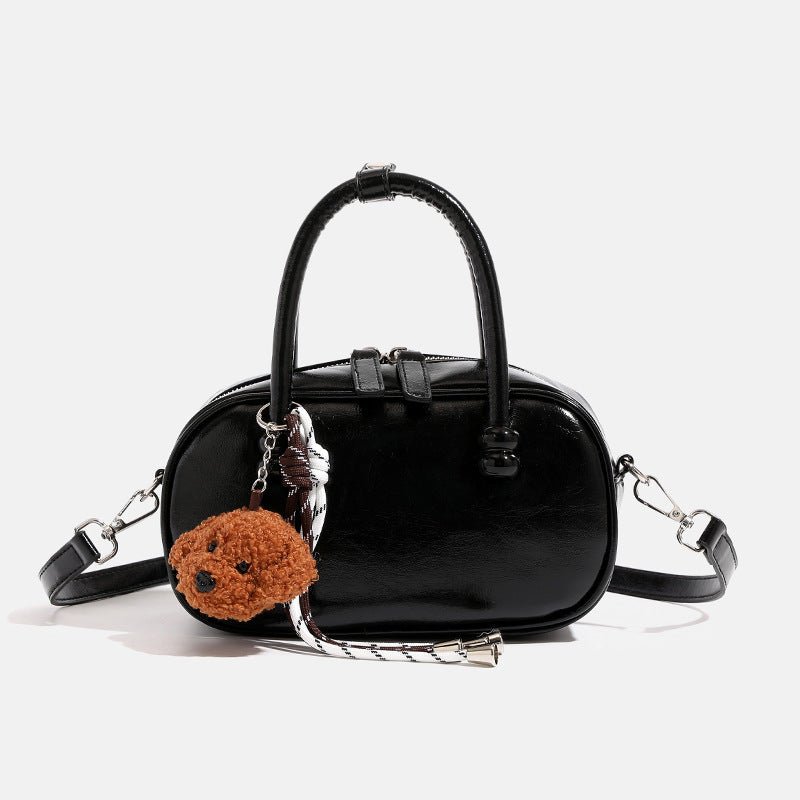 Sac bandoulière femme style coréen, polyvalent, haute qualité en PU et peluches! - IVOIRART.COM