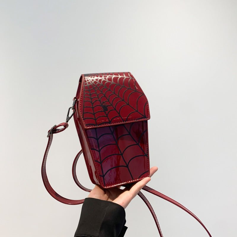 Sac bandoulière personnalisé motif araignée - Style western street trend élégant - IVOIRART.COM