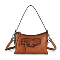 Sac bandoulière petit minimaliste décontracté en cuir pleine fleur, urbain mode! - IVOIRART.COM