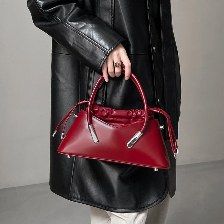 Sac bandoulière portable en cuir pour femme, tendance et pratique, élégant et robuste - IVOIRART.COM