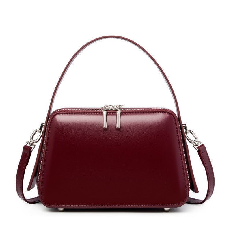 Sac bandoulière série Hanging Ear, design spécial, cuir véritable, format commute - IVOIRART.COM