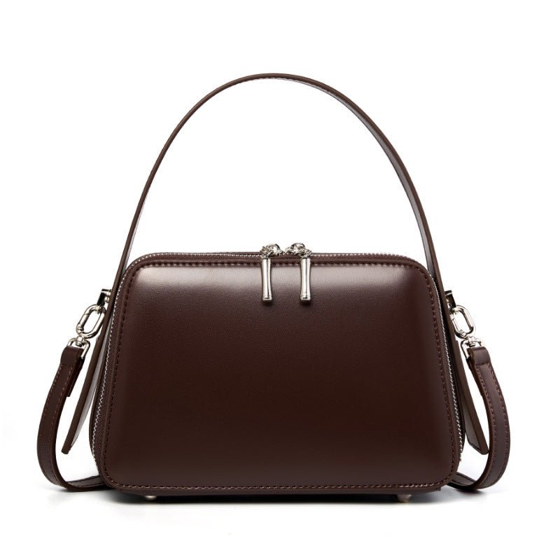 Sac bandoulière série Hanging Ear, design spécial, cuir véritable, format commute - IVOIRART.COM