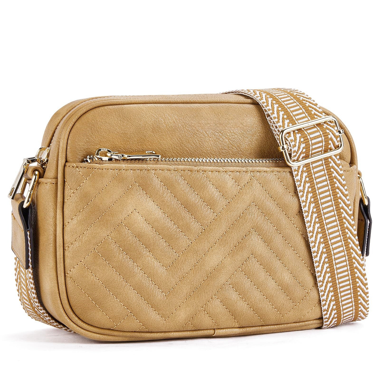 Sac bandoulière zippé multifonction motif vache, assorti, design chaîne pratique - IVOIRART.COM