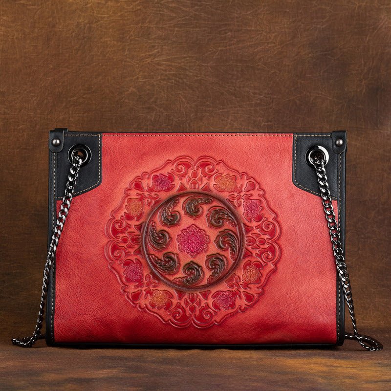 Sac Cabas à Bandoulière Grande Capacité en Cuir Pleine Fleur Haut de Gamme - IVOIRART.COM